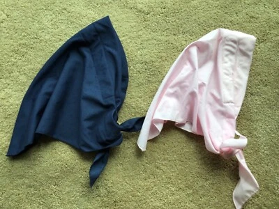 LOTE NUEVO PAÑUELOS PARA LA CABEZA/BUFANDA BANDANA PARA MUJER - ROSA Y AZUL MARINO CÁNCER QUIMIO REGALO Foto 1 de 4