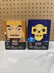 Kubros Masters of the Universe He-Man Skeletor Building Block Models Lot of 2 - Picture 1 of 6