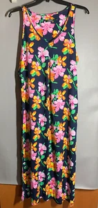 Nuevo con etiquetas Maxi Vestido Lauren Ralph Lauren Sin Mangas Floral Talla XL - Imagen 1 de 4