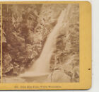 Glen Ellis Falls White Mountains NH Kilburn Stereoview c1870