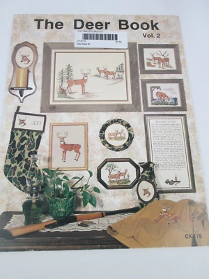 THE DEER BOOK  Cross Stitch Pattern Booklet Designed Creative Keepsakes 178 - Image 1 of 2