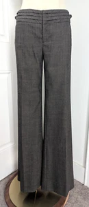 GAP The Trouser schwarz Fischgrät gefüttert weites Bein Wollmischung Damengröße 1 - Bild 1 von 20