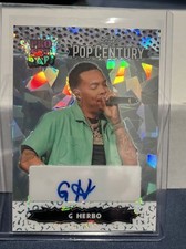 2023 Leaf Pop Century G HERBO Hip Hop Rap Refractor Auto /25 Silver Crystal