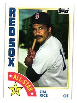 1984 Topps - #401 All-Star Jim Rice - Image 1 of 2