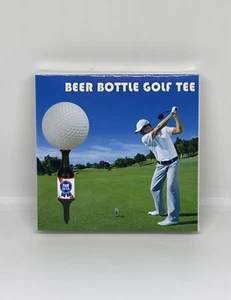Camiseta de golf botella de cerveza paquete de 6 camisetas doradas ¡Nueva! - Imagen 1 de 3
