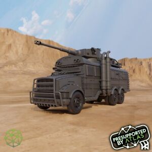 Armored Bus | Post Apocalyptic | Car Wars | Gaslands | Scale Mini