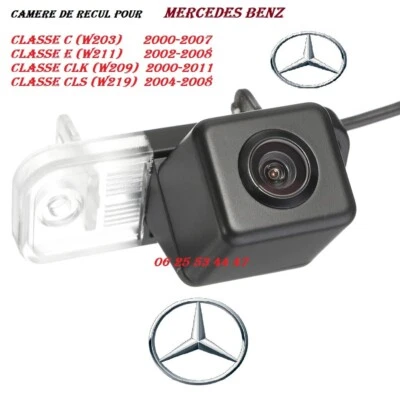 Caméra de recul HD Compatible MERCEDES CLASSE C (W203)-E(W211)-CLK(209)-CLS W219 - Photo 1/4