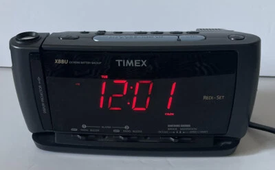 Timex T740 Dual Alarm Clock Radio Alarm W/ LED Projector Light & Soothing Sounds - Image 1 of 4