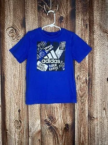 Adidas Boy’s Size 5 T-Shirt Basketball Triple Double Short Sleeve - Picture 1 of 3