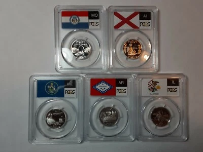 2003 S SILVER STATE QUARTER PROOFS PCGS PR69DCAM - Image 1 of 4