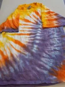 Vintage Single Stitch ONEITA POWER/50 plus Mens L Tie-Dye Shirt - Picture 1 of 4