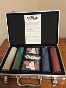 Cardinal's Professional Texas Hold'em Poker Set in Metal Carry Case   Brand New  - Picture 1 of 6