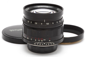 Voigtlander Nokton 50mm f1.5 Aspherical M39 Screw Mount Lens with Hood #42150