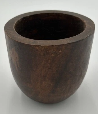 Crate And Barrel Decorative Acorn Bowl Wood - Image 1 of 4