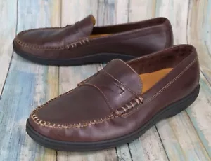 Cole Haan French Cup Penny Halbschuhe Herren Größe 9,5 Braun Leder Autofahren Mokassin - Bild 1 von 9
