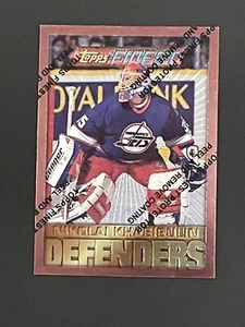 Nikolai Khabibulin 1996 Topps Finest Hockey Defenders Jets #63 con lamina - Foto 1 di 2