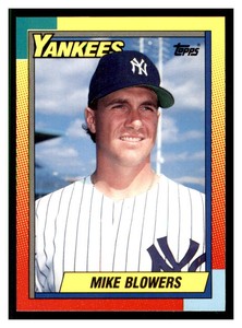 1990 Topps Traded #9T MIKE BLOWERS RC New York Yankees Rookie