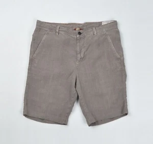 Bermuda cargo uomo Brunello Cucinelli 100% lino tortora taglia 52 - Foto 1 di 8
