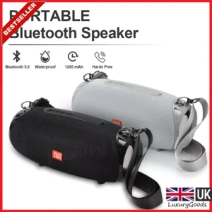 40W Portable Wireless Bluetooth Speaker Dual Stereo Bass Loud USB AUX Cable FM - Picture 1 of 7