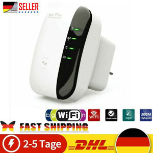 WLAN Repeater Router Range WIFI Signal Verstärker Access Point Booster 300Mbps
