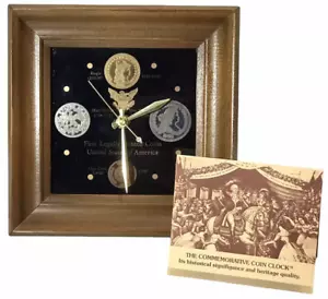 1974 Primo Orologio Commemorativo Monete Stati Uniti Legalmente Coniato Arte Mondiale - Foto 1 di 24