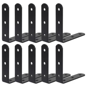 10 pcs Winkelhalterungen Regalhalterungen Eisenklammern - Bild 1 von 12
