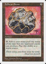 Fellwar Stone 5th Edition PLD Artifact Uncommon MAGIC GATHERING CARD ABUGames