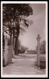 Hintereingang zum Mount Vernon George Washington Virginia RP Bamforth Postkarte - Bild 1 von 2