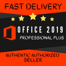 MICROSOFT OFFICE 2019 PROFESSIONAL PLUS 32/64bit License Key 30sec Delivery 🛑