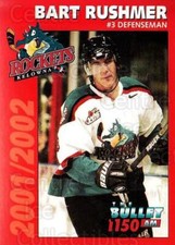 2001-02 Kelowna Rockets #23 Bart Rushmer