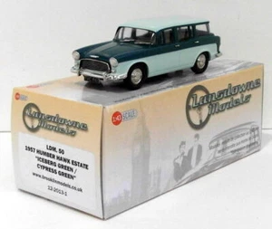 Lansdowne Models 1/43 Scale LDM50 - 1957 Humber Hawk Estate - 2 Tone Green - Picture 1 of 5