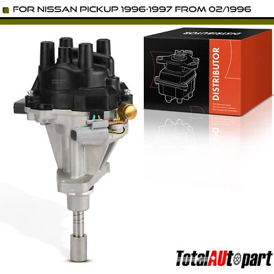 Nuevo distribuidor de encendido con tapa y rotor para camioneta Nissan 1996-1997 L4 2,4 L Foto 1 de 4