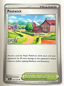 Postwick 154/159 Uncommon Trainer Journey Together - Pokemon TCG - Near Mint NM - Picture 1 of 4