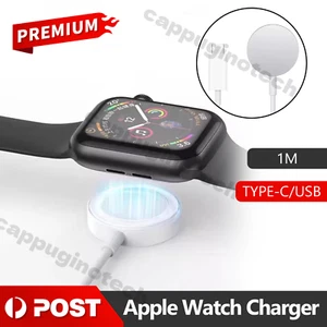 Magnetic USB Charging Cable Charger For Apple Watch iWatch Series 2/3/4/5/6/SE/7 - Picture 1 of 10