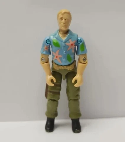 Vintage 1987 Hasbro G.I. Joe Chuckles 3.75” Action Figure Cover