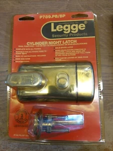 Legge Cylinder Night Latch Brass Finish P789.pb/bp - Picture 1 of 6