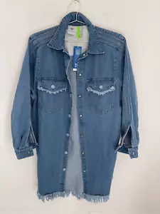 Abito denim ADIDAS X KENIASCHNEIDER taglia small nuovo con etichetta - Foto 1 di 8