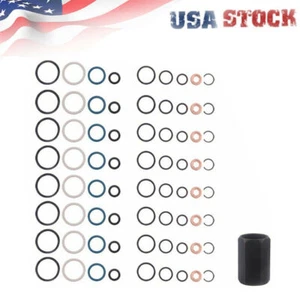 Oil Rail Leak Repair Kit Orings Tool Injector Seal Kit For Ford Powerstroke 6.0 - Bild 1 von 12