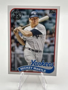 2024 Topps Update #89US-30 Mickey Mantle 1989 35th Anniversary New York Yankees - Bild 1 von 2