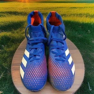 Adidas Cleats Mens Size 7.5 Predator 20.3 FG Core Soccer Demonscale Blue / Red - Picture 1 of 12