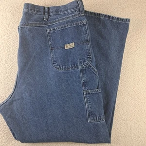 Pantalones de mezclilla Wrangler Carpenter para hombre talla 46 x 32 azul ropa de trabajo  - Imagen 1 de 7