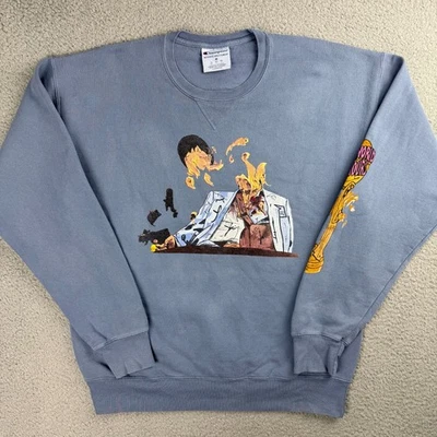 Sudadera Benny The Butcher M Mediana Azul Enchufes 2 Pyrex Scarface Tony Montana 1 Foto 1 de 4
