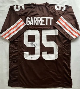 Myles Garrett Signed Jersey Beckett COA Cleveland Browns - Imagen 1 de 3