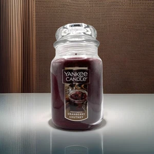 Yankee Candle Large Jar Candle-Cranberry Chutney (22 oz) - Picture 1 of 1