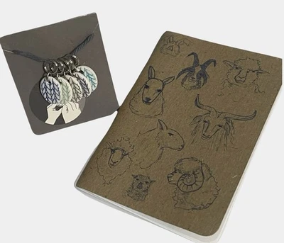 Juego de cuadernos de punto Jennie the Potter y Jill Draper RBK S&W Foto 1 de 4