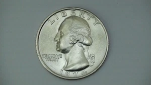 1974 P Washington Quarter Uncirculated BU from mint set - Picture 1 of 2