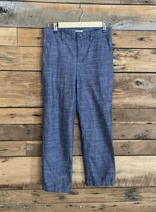 Boys Cat And JackChino Pants Sz 12 Blue Adjustable Waist ￼ - Picture 1 of 3