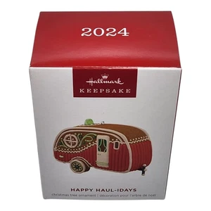 2024 Hallmark Happy Haul-Idays Lebkuchen Camper Andenken Baumschmuck NEU - Bild 1 von 5