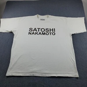 Satoshi Nakamoto NIETEN LOGO Jewels Distressed Oversized T-Shirt Herren XL Beige - Bild 1 von 24