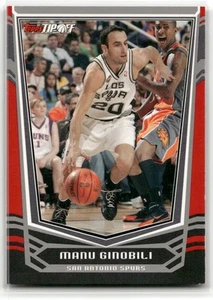 2008-09 Topps Tipoff #89 Manu Ginobili Red #/2008 - Bild 1 von 2